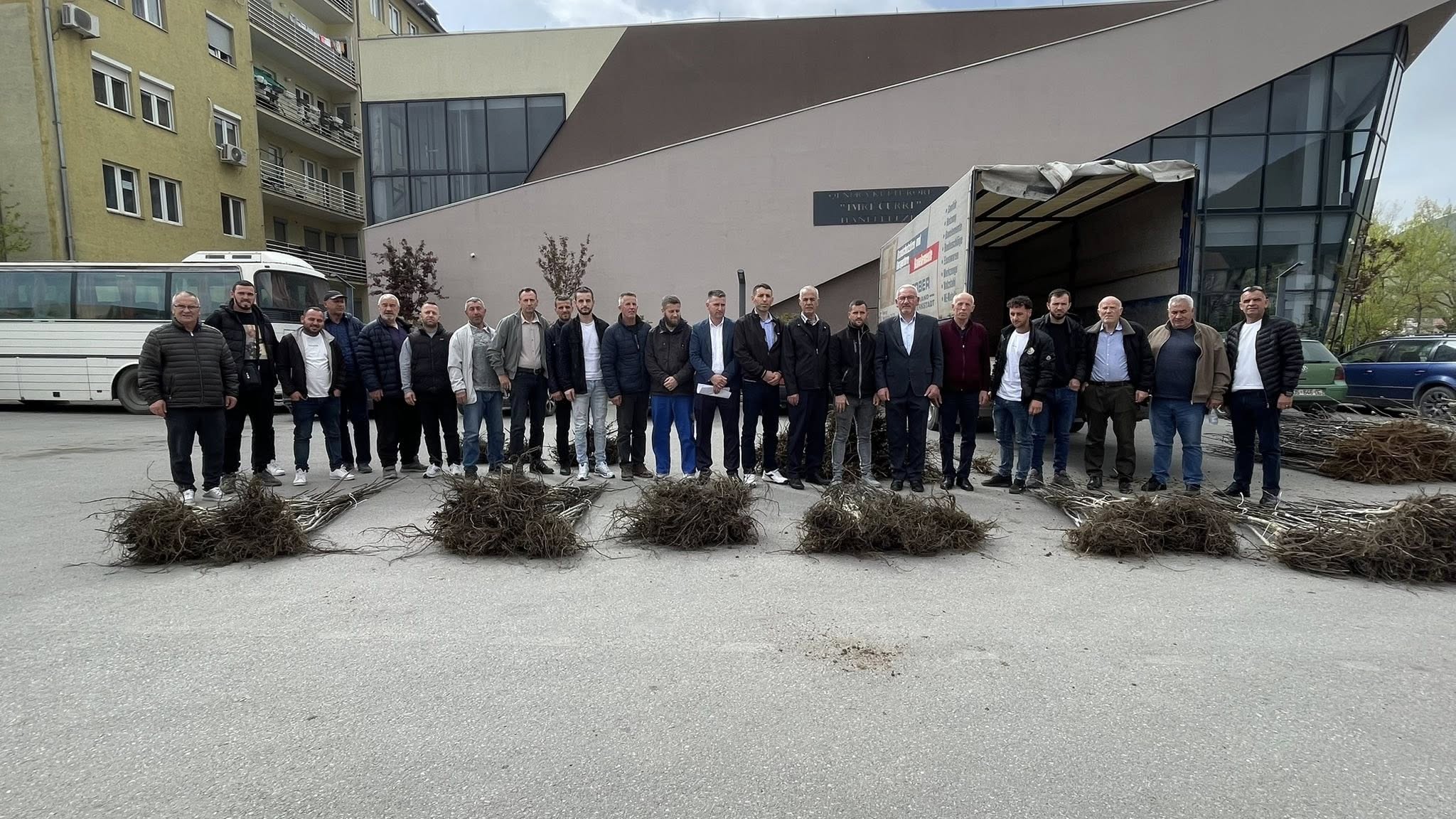 Ndahen fidanët e arrëve, mollëve dhe kumbullave