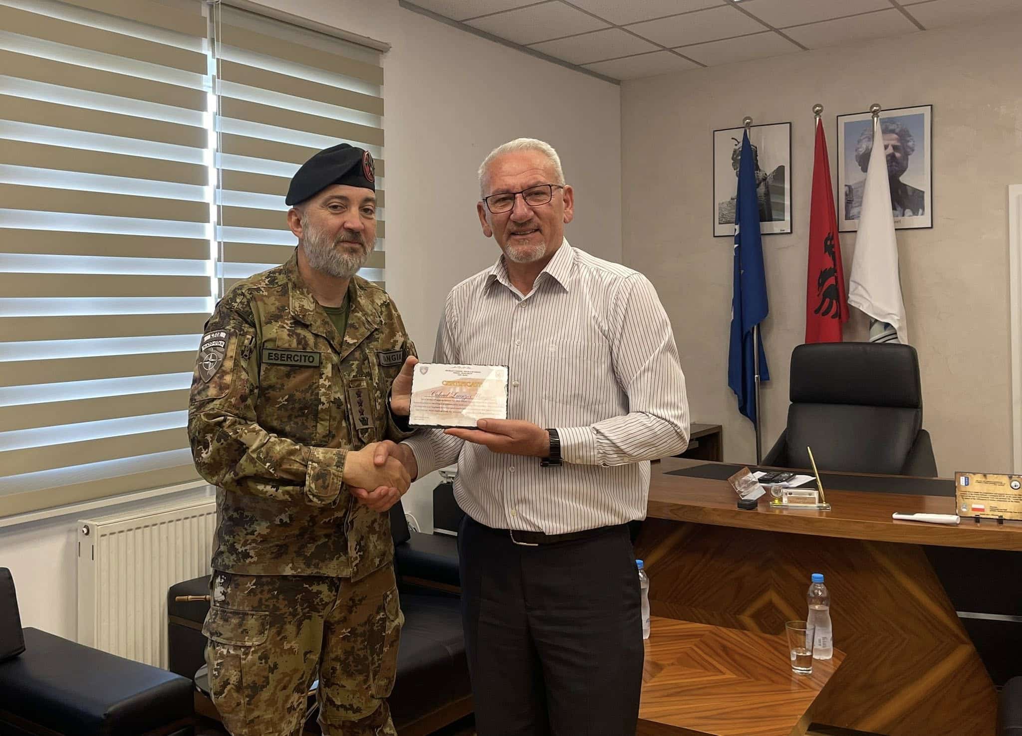 TAKIM ME KOMANDANTIN E KFOR-it RC-W, KOLONEL LORENZO MANGIA