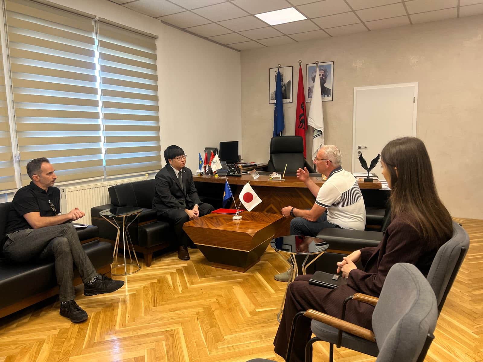 Sot mirëpritëm në zyret tona z. Takashi Mori