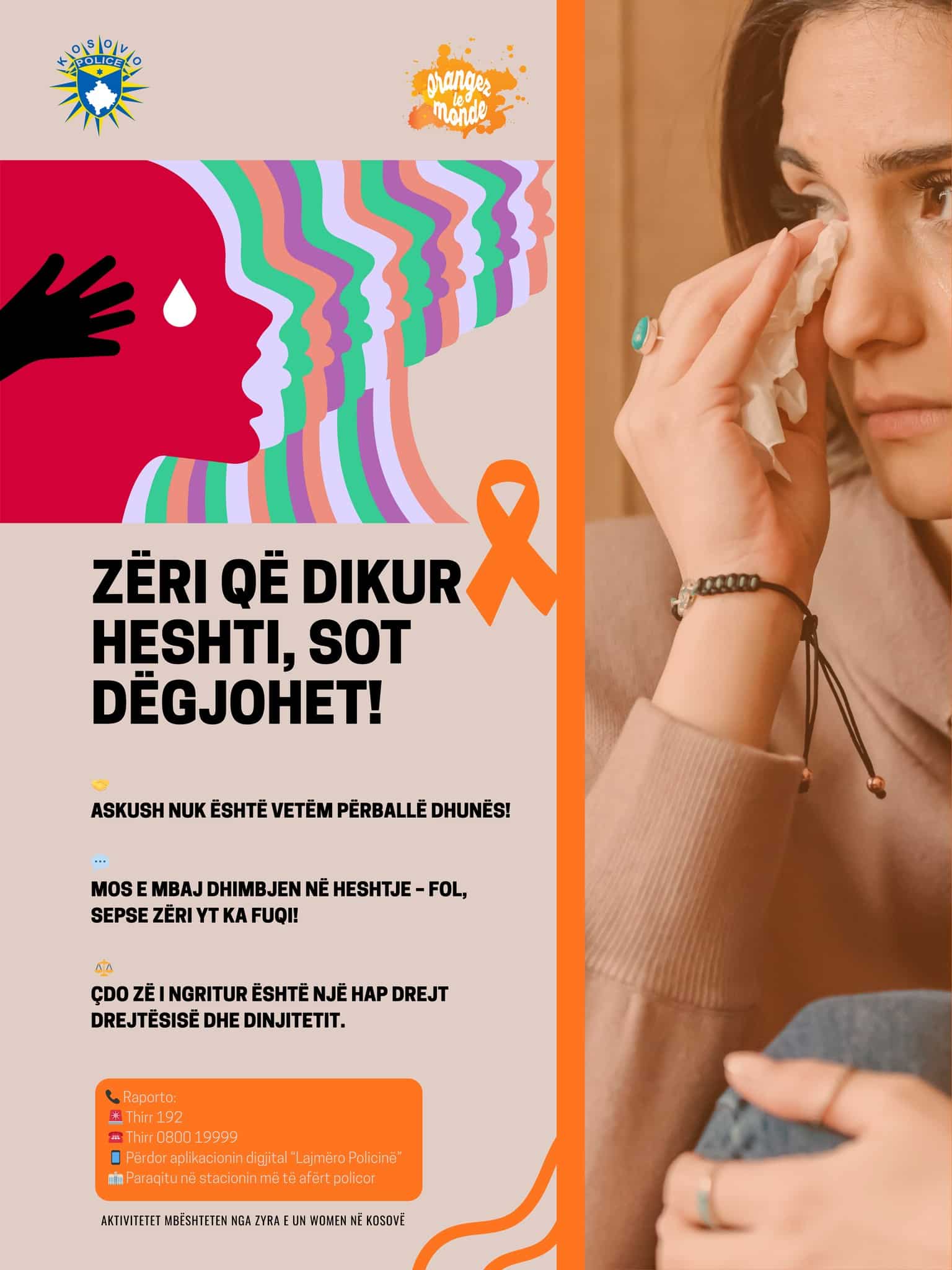 “Jo dhunës në familje!”, “Zëri që dikur heshti, sot dëgjohet!”