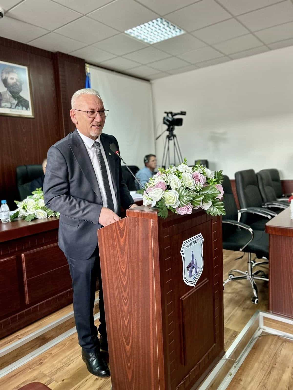 Kryetari Mehmet Ballazhi sot bëri betimin solemn si Kryetar i Komunës së Hanit të Elezit për mandatin qeverisës 2025-2029